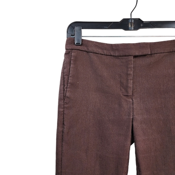 J. Crew Women's Chocolate Brown Petite Ryder Pant - 4P - Picture 2 of 5